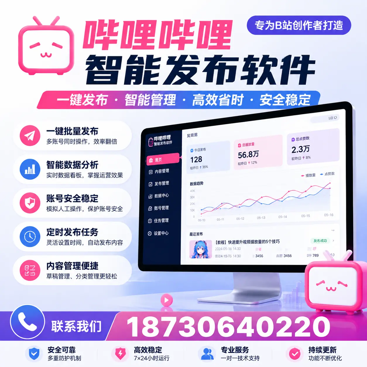 如何选择适合的哔哩哔哩智能发布软件?东城 用户必看